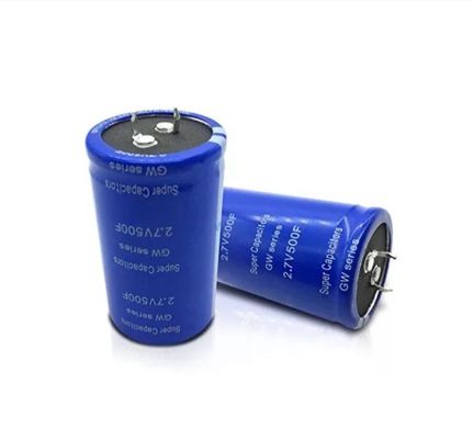 VDE সুপার ক্যাপাসিটর 2.7 V 500F লং সাইকেল লাইফ হাই আউটপুট পাওয়ার