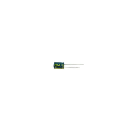 220UF 25V ইলেক্ট্রোলাইটিক অ্যালুমিনিয়াম ক্যাপাসিটর ইলেকট্রনিক ডিভাইসের পাওয়ার সাপ্লাই জন্য