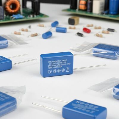 Rated Frequency 50 60Hz X2 Safety Protection Capacitor Capacitance Range 0 001uF 4 7uF Electrical Component for Noise Suppression Applications