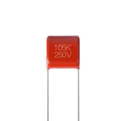 250V ধাতব পলিপ্রোপিলিন ফিল্ম ক্যাপাসিটর 1uf ভাল স্থিতিশীলতা এবং নির্ভরযোগ্যতা