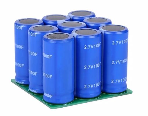 ফাস্ট চার্জ সুপার ক্যাপাসিটর 2.7 V 100 F দীর্ঘ জীবন উচ্চ দক্ষতা