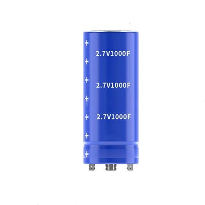 2.7V 1000F স্ক্রু টাইপ সুপার ক্যাপাসিটর ফাস্ট চার্জিং হাই আউটপুট পাওয়ার