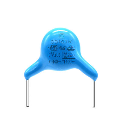 Stable Blue Ceramic Capacitor 101K For Electronic Equipment