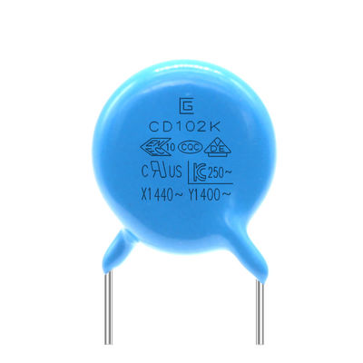 102M 400V P10MM Y5V রাস্টপ্রুফ সিরামিক Y1 সেফটি ক্যাপাসিটর ফ্লেম রিটার্ডেন্ট ব্যবহারিক