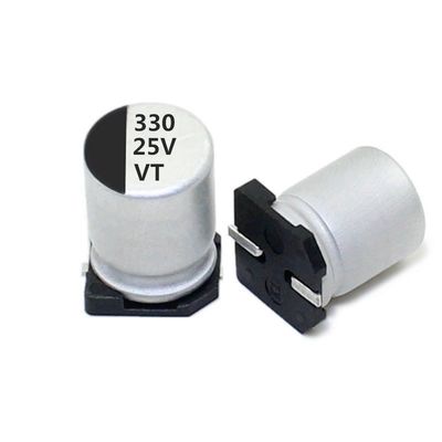 25V 330UF অ্যালুমিনিয়াম ইলেক্ট্রোলাইটিক ক্যাপাসিটর ছোট আকার এবং বড় ক্ষমতা