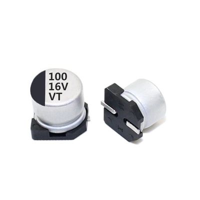 100uf 16v অ্যালুমিনিয়াম ইলেক্ট্রোলাইটিক ক্যাপাসিটর প্রতি ইউনিট ভলিউম খুব বড় ক্যাপাসিট্যান্স