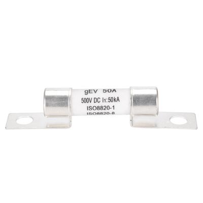 500V 50A বৈদ্যুতিক যানবাহন ফিউজ ভাল স্থিতিশীলতা নতুন শক্তির যানবাহনের জন্য ছোট ভলিউম