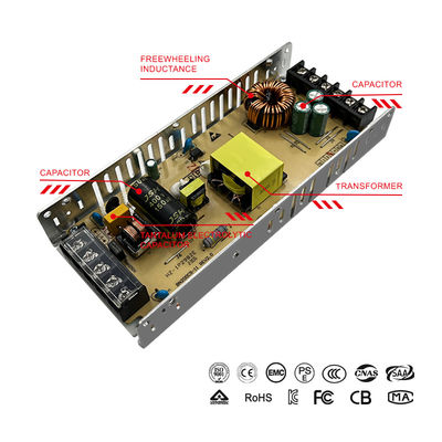 বিন এসএমপিএস সুইচিং LED পাওয়ার সাপ্লাই 5v 200w ফুল কালার কনস্ট্যান্ট ভোল্টেজ LED ড্রাইভার 5v