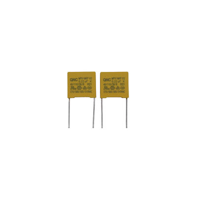 2.2UF 275VAC P22.5X2 নিরাপত্তা ক্যাপাসিটর 50/60Hz বৈদ্যুতিক যন্ত্রপাতি জন্য Dielectric শক্তি