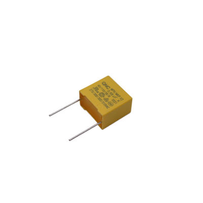 50/60Hz নামমাত্র ফ্রিকোয়েন্সি X2 সুরক্ষা ক্যাপাসিটার রেডিয়াল প্যাকেজে থ্রু-হোল মাউন্ট সহ