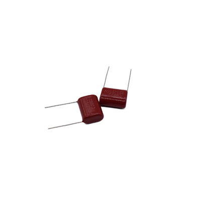 নামমাত্র 50V-1000V ফিল্ম ক্যাপাসিটর -40.C ~ 105.C অপারেটিং0.00022uF ~ 3.9uF টেম্প টেপ এবং রোল প্যাকেজ