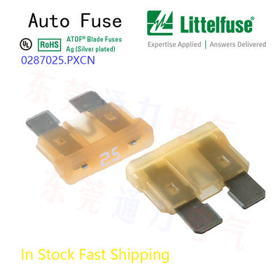 লিটলফুজ 2A মিনি ব্লেড কার ফিউজ ব্রাউন 32V ডিসি এমএফআর পার্ট নং 0287005.PXCN