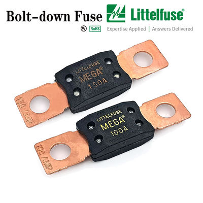 Littelfuse MEGA 0298060 বোল্ট ডাউন অটো ফিউজ ২৯৮ সিরিজ গাড়ি ফিউজ ব্যাটারি বক্স ফিউজ