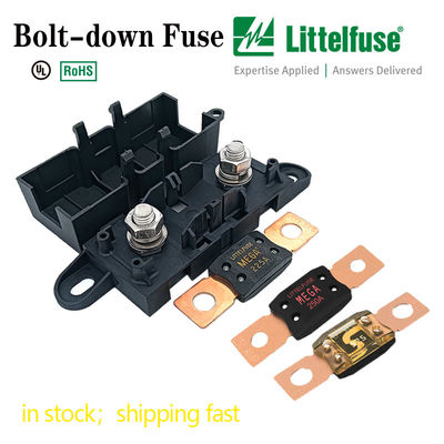 Littelfuse MEGA 0298060 বোল্ট ডাউন অটো ফিউজ ২৯৮ সিরিজ গাড়ি ফিউজ ব্যাটারি বক্স ফিউজ