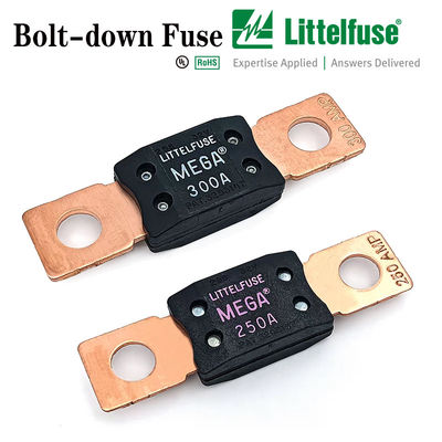 Littelfuse MEGA 0298060 বোল্ট ডাউন অটো ফিউজ ২৯৮ সিরিজ গাড়ি ফিউজ ব্যাটারি বক্স ফিউজ