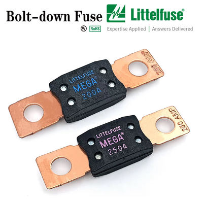 Littelfuse MEGA 0298060 বোল্ট ডাউন অটো ফিউজ ২৯৮ সিরিজ গাড়ি ফিউজ ব্যাটারি বক্স ফিউজ