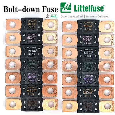 Littelfuse MEGA 0298060 বোল্ট ডাউন অটো ফিউজ ২৯৮ সিরিজ গাড়ি ফিউজ ব্যাটারি বক্স ফিউজ